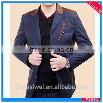 Good Quality Suit Collar Long Jacket for Man