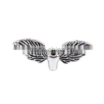 Zinc Based Alloy Spacer Beads Wing Antique Silver