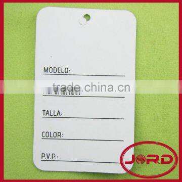 information clothing label