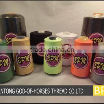 Best quality custom-made dyed tube sewing thread color card