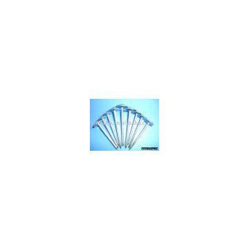 Galvanized umbrella roofing nail