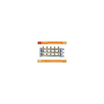 Brass 5 Outlet Gas Distributors And One Gas Inlet For Oxy Fuel Gas With CE , ISO