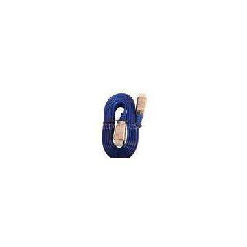 Multimedia Flat Scart Cable With 24k Gold Plated Connector For DVD