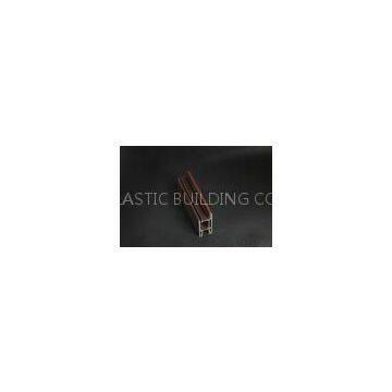 Door Sash PVC Window Profiles / Sliding Profile Brown Impact Resistance
