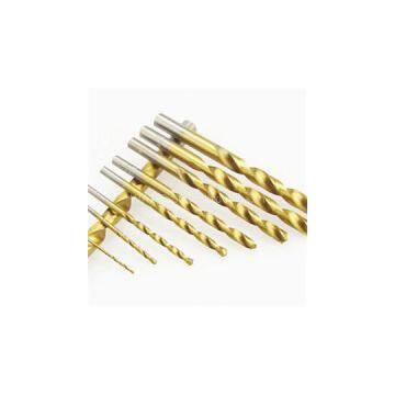 TiN Coated HSS Straight Shank Twisted Drill Bits
