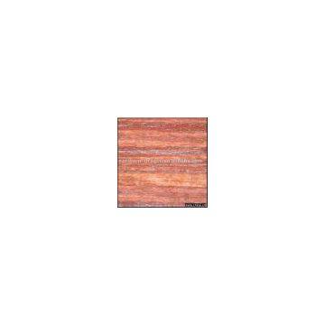 Red travertine
