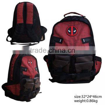 America Movie Deadpool Anime Mountaineering Bag Sports Backpack