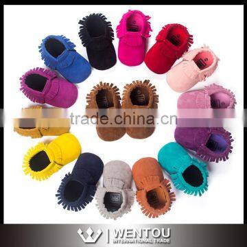 Wholesale New Colorful Tassels Baby Shoes