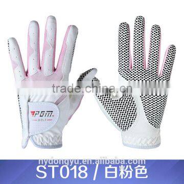 pink white golf gloves/unisex golf gloves/ fashion man and women golf gloves sports training gloves