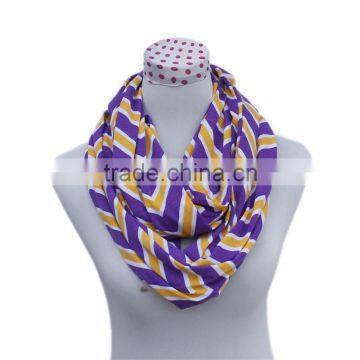 2016 Factory Price Fashion Chevron Infinity Scarf photo-5