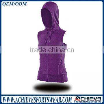 Custom sublimation pullover men's short sleeve gym hoodie from China