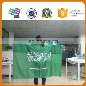 Saudi Arabia Flag Body Cape for National Day