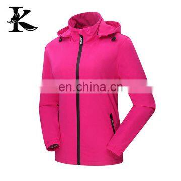 2016 Comfortable sport wear for women quick dry windbreaker waterproof jacket