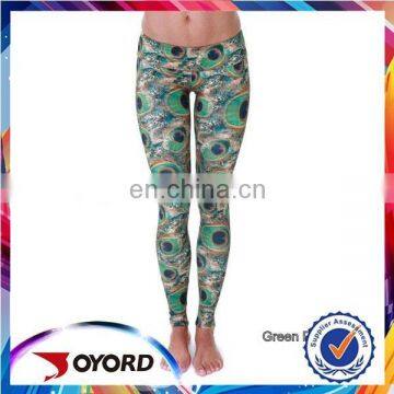 Custom Made Sublimation Printed Womens Sports Fitness Leggings photo-3