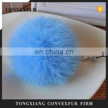 Bulk wholesale fur ball 8cm rabbit fur plush ball rabbit fur ball bag charm