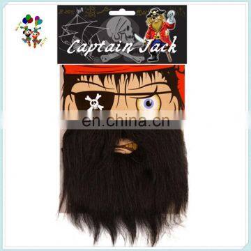 Halloween Party Pirate Costume Synthetic Fake Beard Mustache HPC-0355