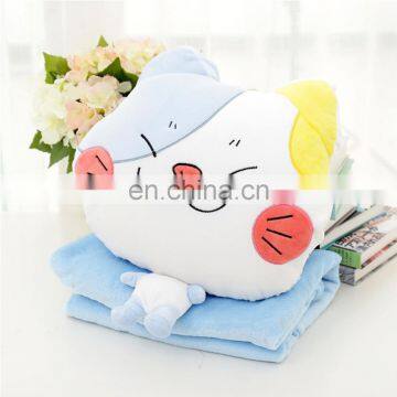 Two-in-one stuffed wholesale stuffed plush blankets