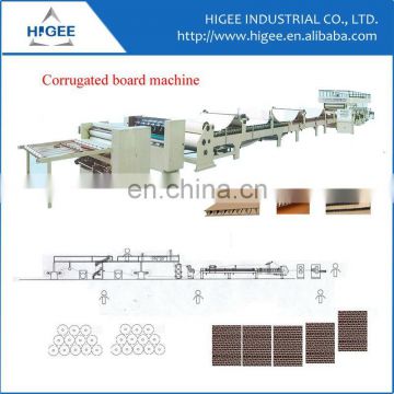 China single wall carton box cardboard production line