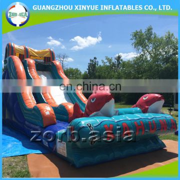 Big discount kids outdoor games big kahuna inflatable water slide for sale