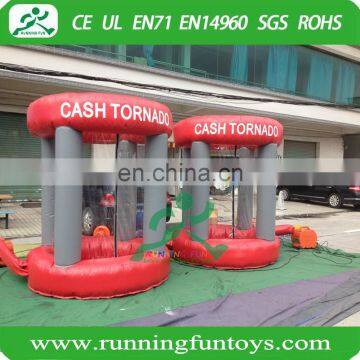 Commercial Advertising Inflatable Cash Grab Money Machine, Inflatabe Money Booth