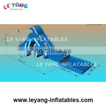 Commercial Grade Giant Slide / Inflatable Water Park Pool With Slide / Outdoor Inflatable Park photo-3
