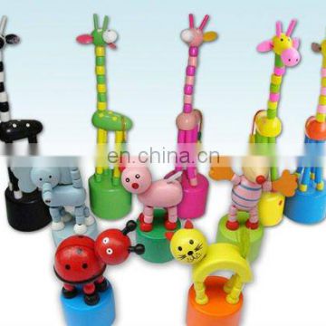 Wooden manually new fashion wooden toy animal