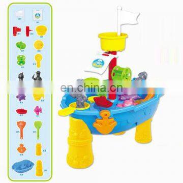 Plastic Sand Playing Set Beach Toys Outdoor Toys Beach Boat for Kids photo-3