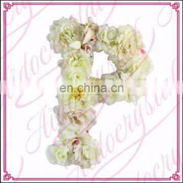 Aidocrystal Custom Floral Letter P Monogram Initial Girl's Bedroom Decor