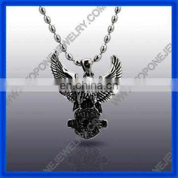 2014 Stainless Steel animal series of eagle skull pendant China Supplier