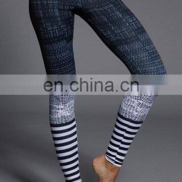 leggings matching spandex polyester fabric sublimation yoga pants