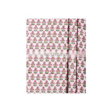 Floral Hand Block Printed Fabric