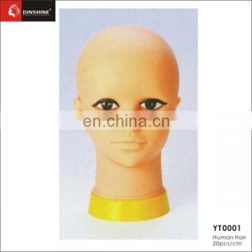 Kids Rubber Mannequin Hairdressing Training Head without hair