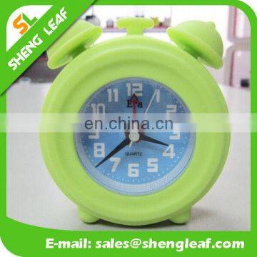 Small Alarm Clock Silicone Alarm Clock Snooze Mute Electronic Clock photo-3
