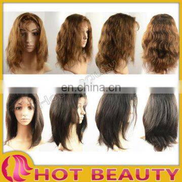 human hair short wigs for black women