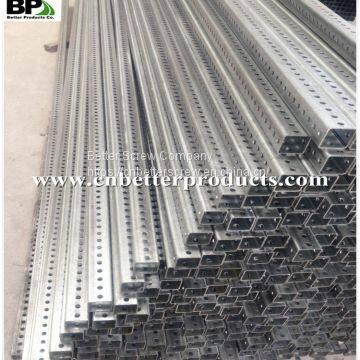 Telescopic tube galvanized square sign posts