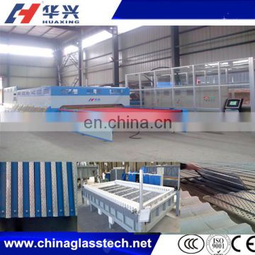 ceramic roller small horizontal electric toughened glass producing plant