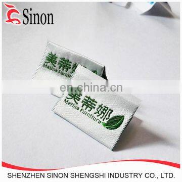 High quality embroidery customized cloth label/fabric labels/woven label for clothing