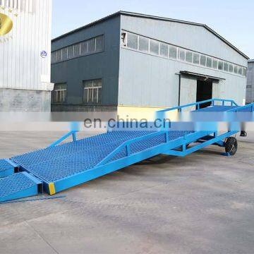 7LYQ Shandong SevenLift Design Foldable Folding Trailer Floor Yard Ramp