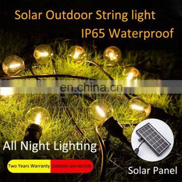 Outdoor Waterproof IP65 7.6m 10lamps 6w 6v Remote Control Solar Christmas Lights String Light Over Pool photo-4