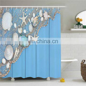 Unique High Quality Fabric No Liner Needed Printed Shower Cutains photo-2