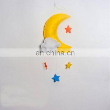Handmade Felt Nursery Decoration Beautiful Baby Gift Cloud Cot Mobile photo-6