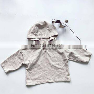 A0215# Spring Girls' Jacket Hooded Boys Kids Coats Childrenswear Wholesale photo-4