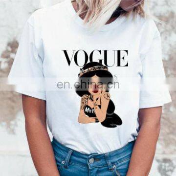 2020 Princess Vogue Tee Women Summer Graphic T-Shirts photo-3
