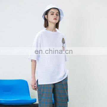 Women Clothing Short Sleeve Women Tees Tshirt, Crew Neck Cotton T Shirt