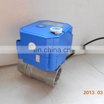 CR01 CR02 CR03 CR04 CR05  thread BSP NPT with manual operation 2.5NM cwx-25s 12v motorized ball valve