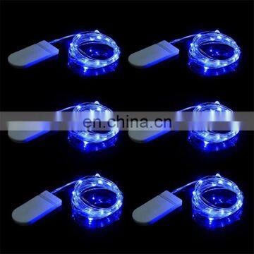 2M 20LEDS Silver Copper Wire Waterproof LED String Light for Festival Christmas Wedding photo-3