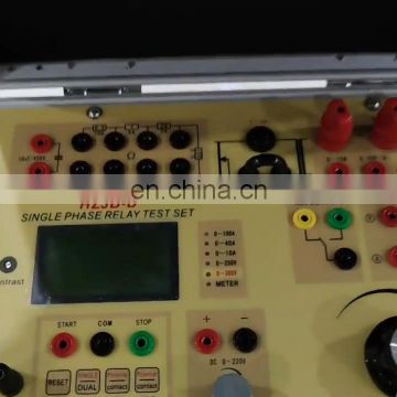 single phase relay test system Microcomputer relay Protection tester protection relay test set