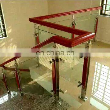 Stainless Steel SUS AISI Balustrades Fittings Upright Column Post for Glass Stair Railing photo-2