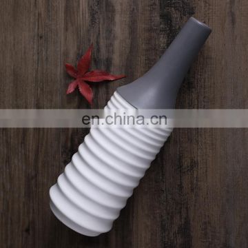 New arrival white wedding vase custom cheap small flower vases for hotel decorative