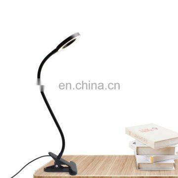 Shenzhen Supplier Wholesale OEM Metal Usb Port Nail LED Clip Light Table Clamp Lamp photo-4